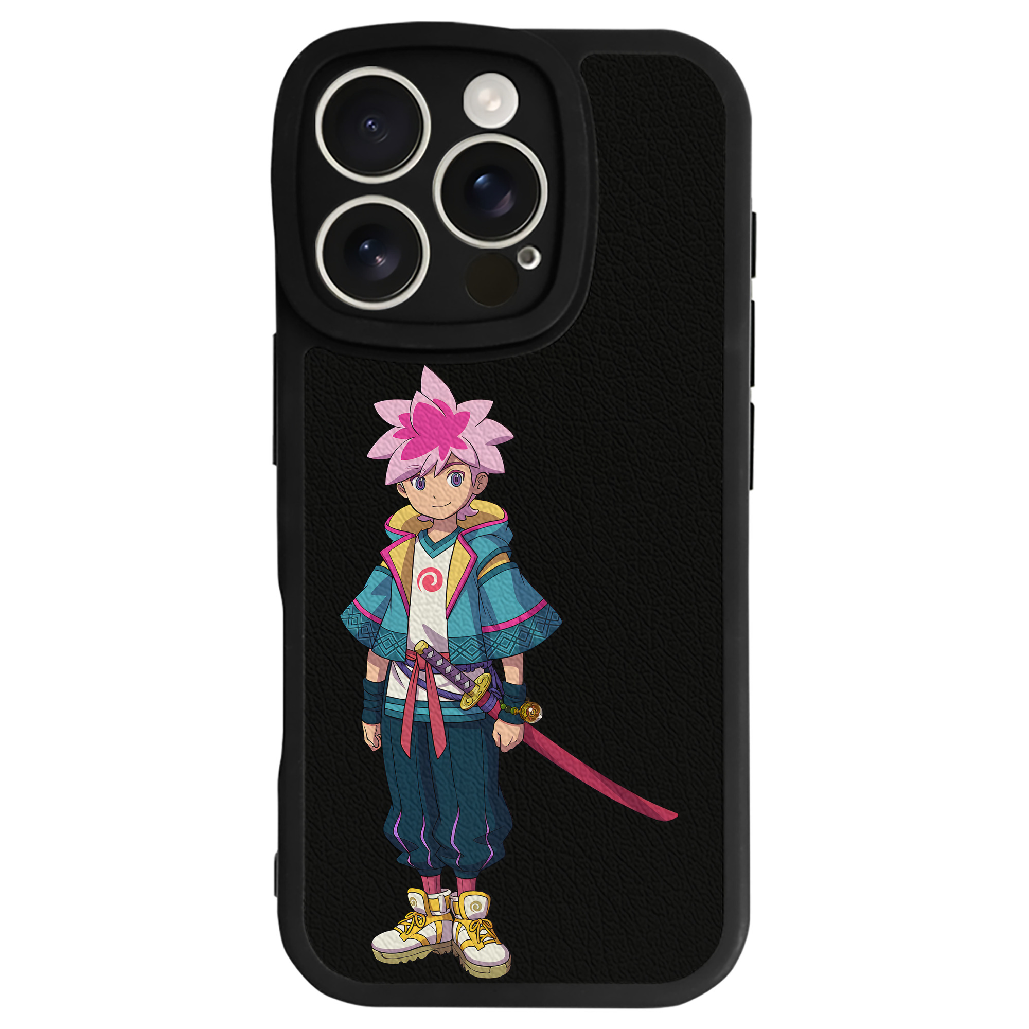 （画像用） 妖怪ウォッチ Yo-kai Watch 【iPhone 16シリーズ対応】シリコンスマホケース（レザー調） 材質：シリコン